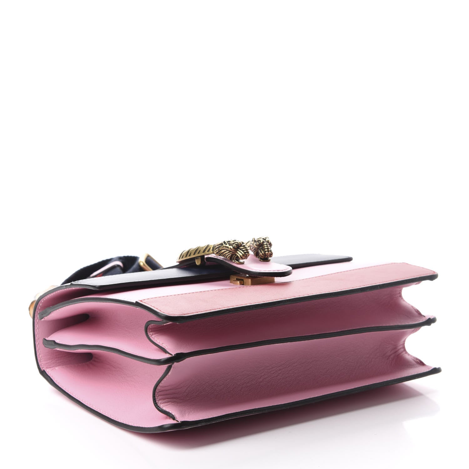 Gucci Moon Calfskin Web Medium Dionysus Bamboo Top Handle Bag Sugar Pink Blue Agata Hibiscus Red 4 of 10
