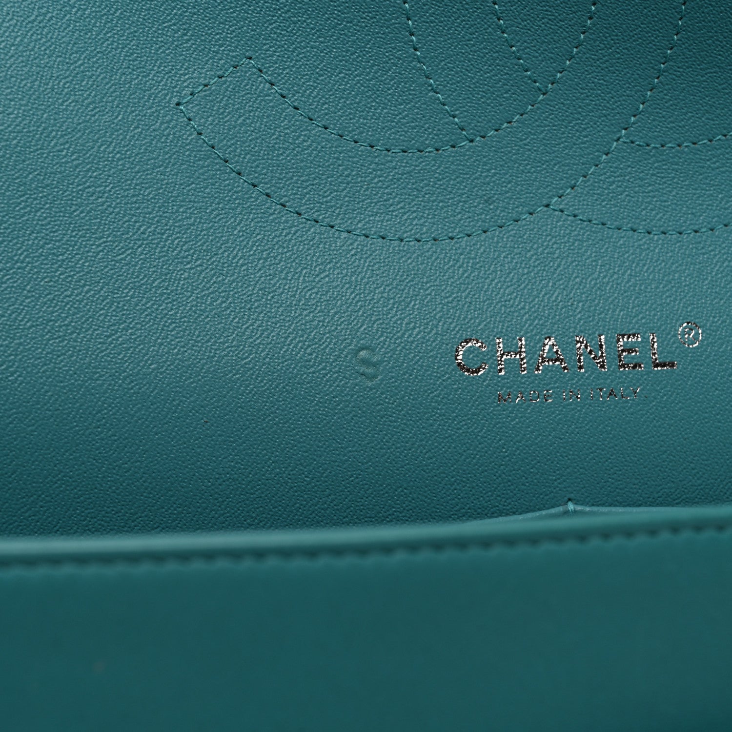 Chanel Lambskin Quilted Jumbo Double Flap Turquoise 14 of 14