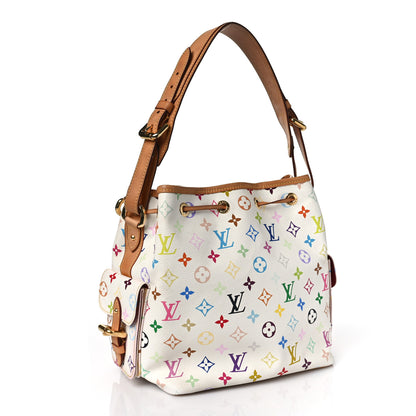 Louis Vuitton Monogram Multicolor Petit Noe White 3 of 9