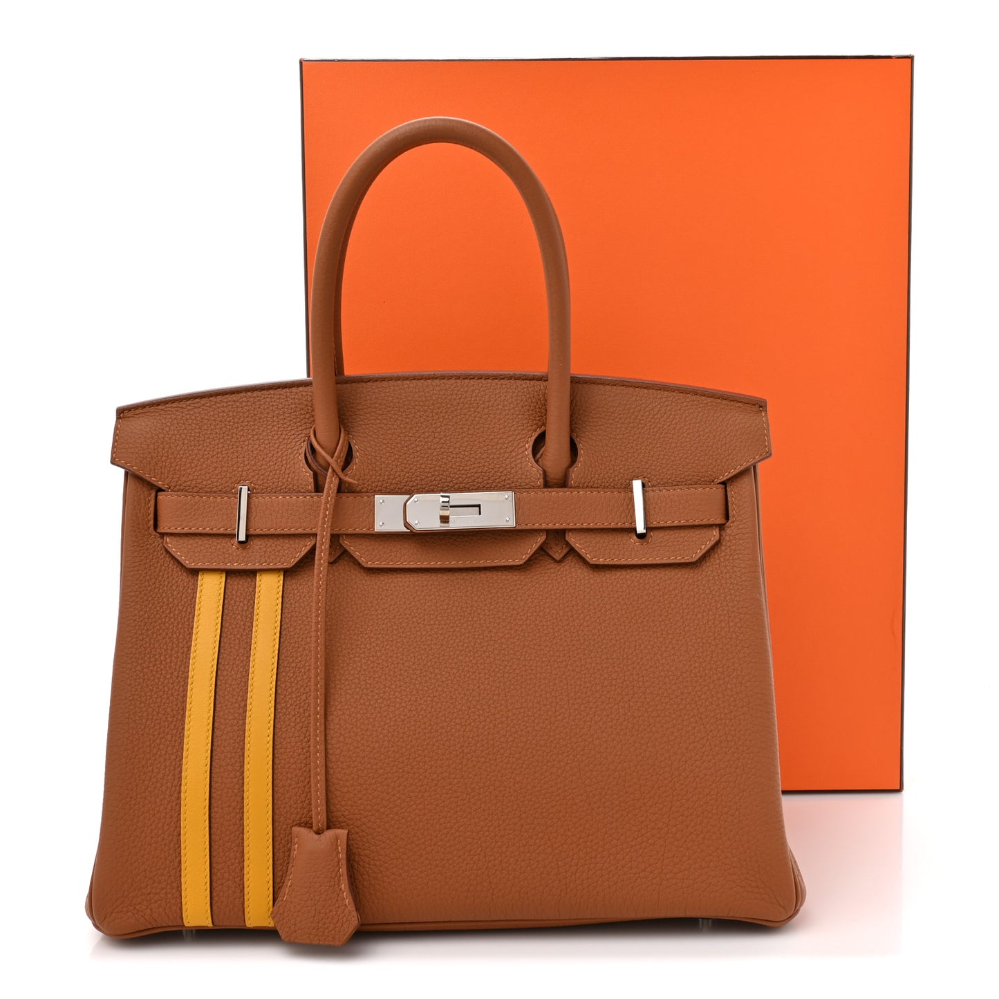 Togo Swift Officier Birkin 30 Gold Ambre