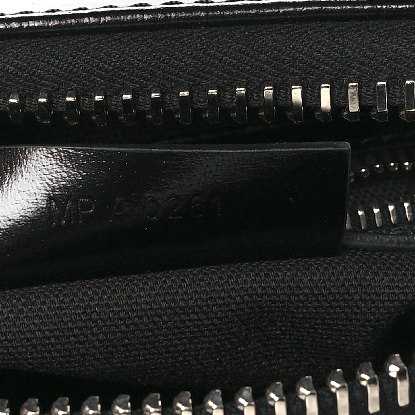 Shiny Lord Calfskin Mini Antigona Black