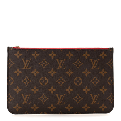 Louis Vuitton Monogram Neverfull MM GM Pochette Cherry 1 of 6