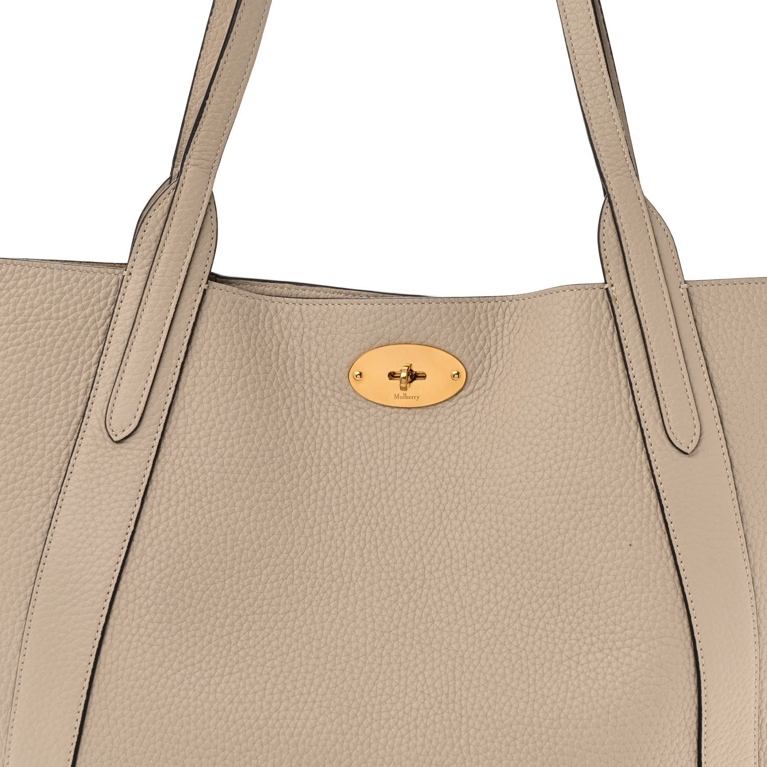 Mulberry Heavy Grain Bayswater North South Tote Chalk 7 of 11