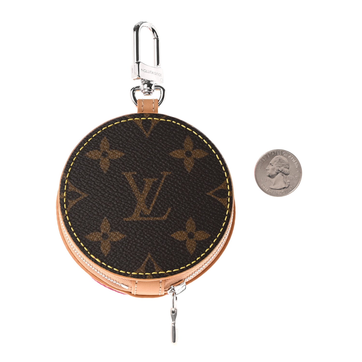 Louis Vuitton LV Donut Bag Charm Key Holder Pink 2 of 5