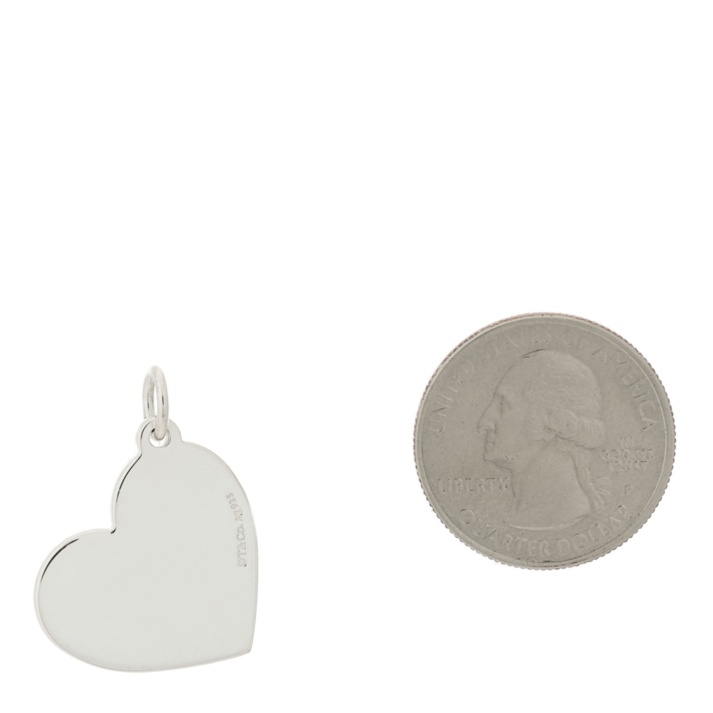 Sterling Silver Mom Heart Charm
