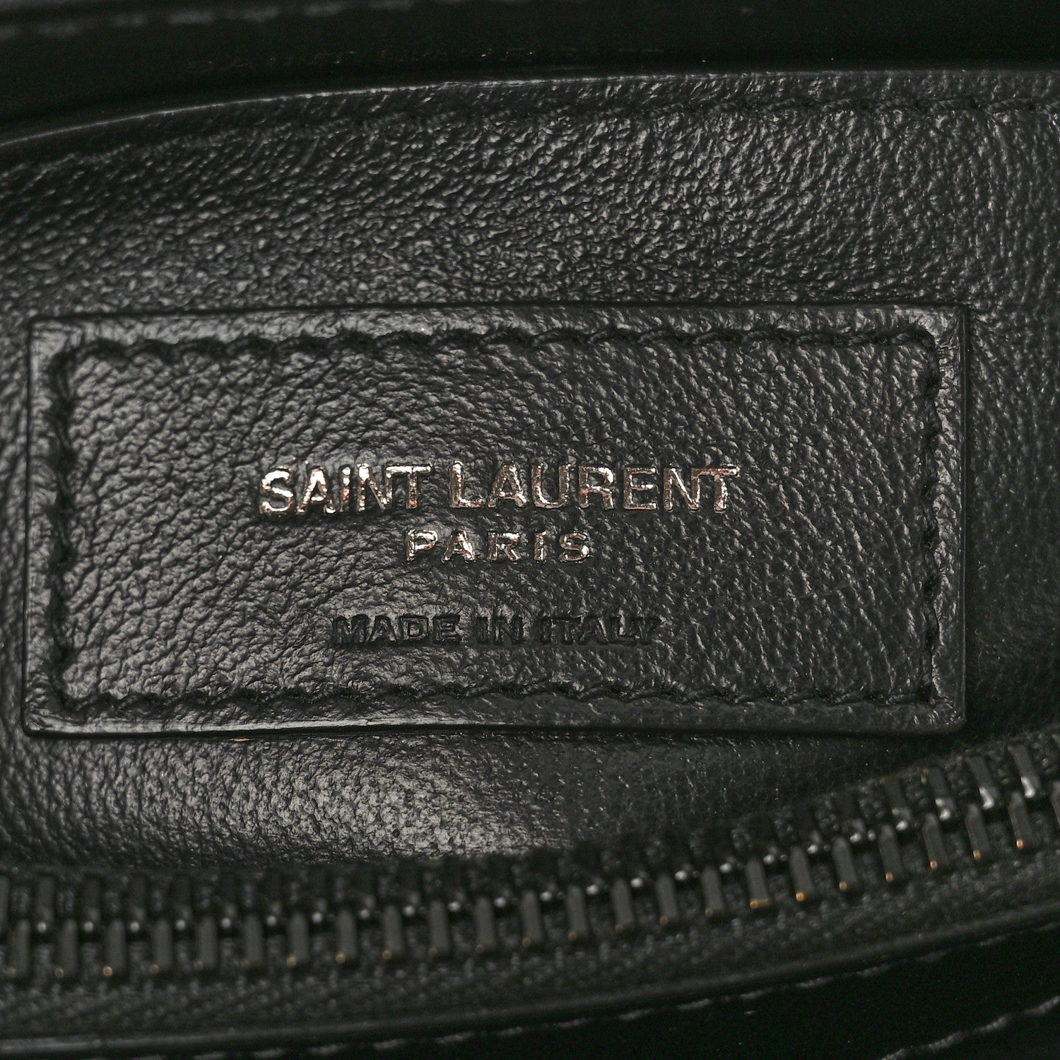 Saint Laurent Calfskin Y Quilted Monogram Monochrome Small Loulou Chain Satchel Black 6 of 10