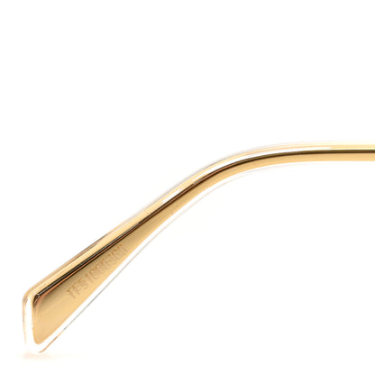 Celine Metal Rhinestone Sunglasses CL40285U Gold 13 of 16