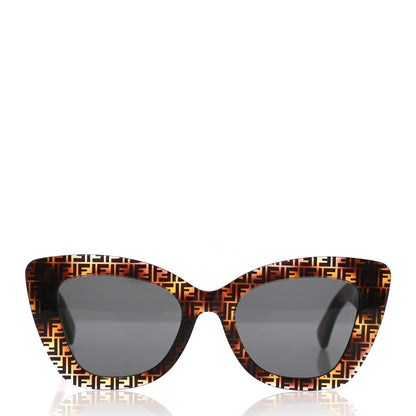 Fendi Acetate F is Fendi FF 51mm Cat Eye Sunglasses 0327/S Tortoise Camouflage 2 of 7