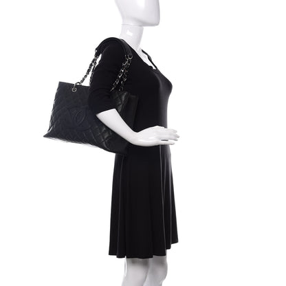 Chanel Caviar Quilted Grand Shopping Tote GST Black 2 of 10