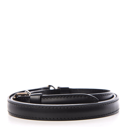 Louis Vuitton Calfskin 16mm Adjustable Shoulder Strap Black 2 of 6