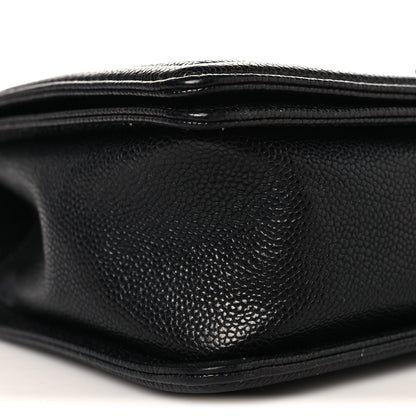 Chanel Caviar Quilted New Medium Boy Flap Black 9 of 10