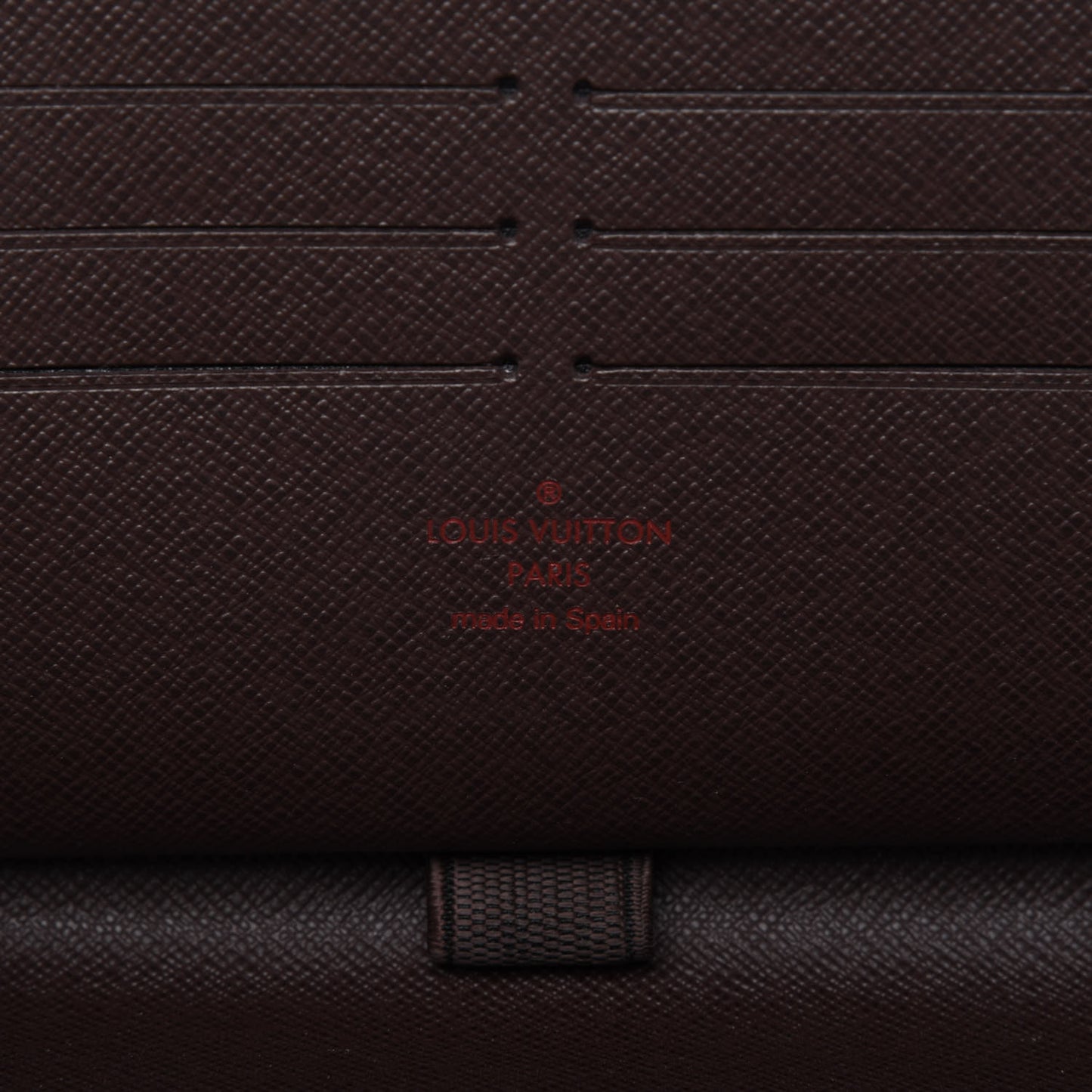 Damier Ebene Zippy Organizer Wallet
