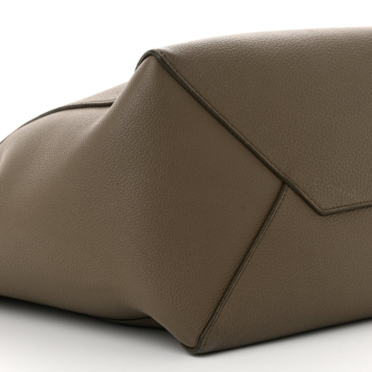 Soft Grained Calfskin Small Belt Cabas Phantom Taupe