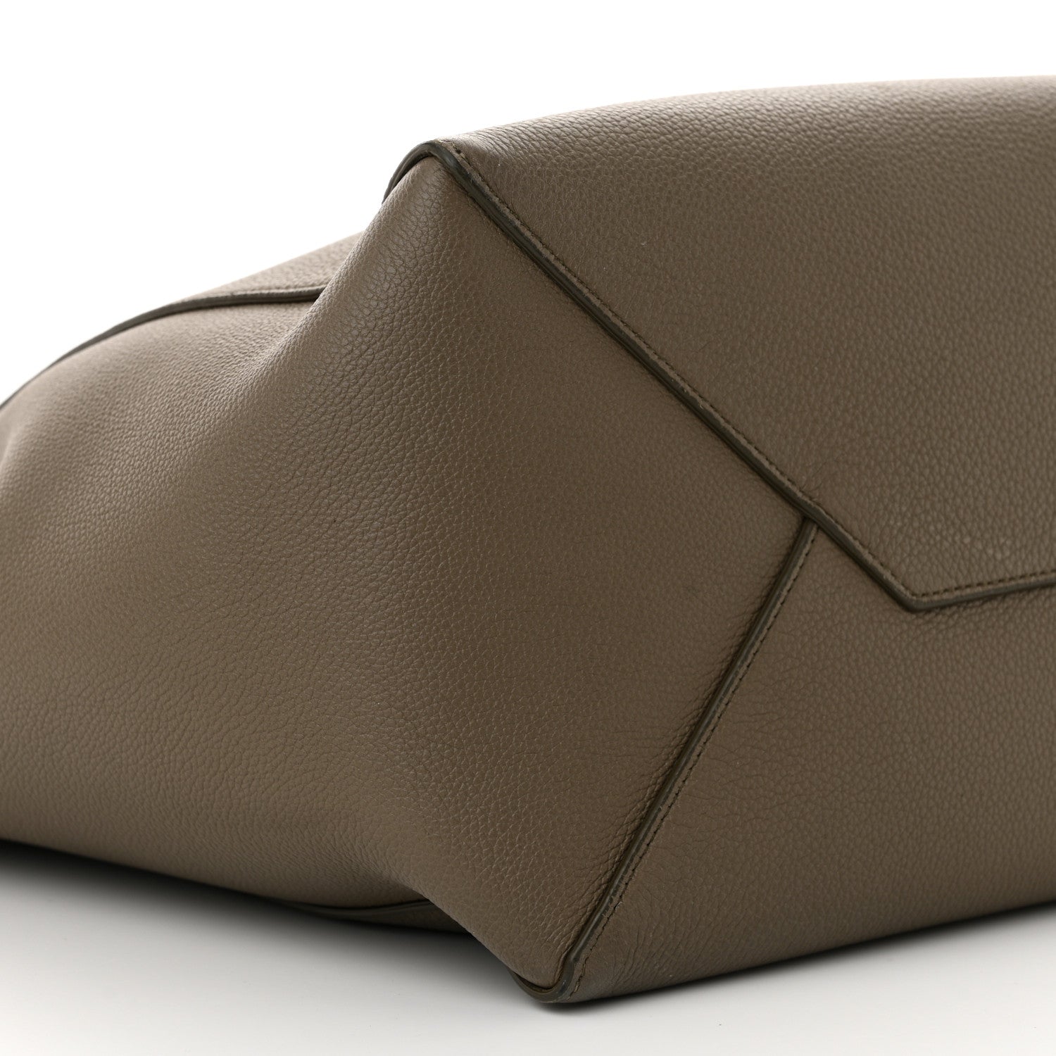 Celine Soft Grained Calfskin Small Belt Cabas Phantom Taupe 9 of 10