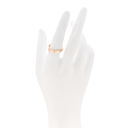 Cartier 18K Pink Gold 3.5mm LOVE Wedding Band Ring 56 7.75 2 of 5
