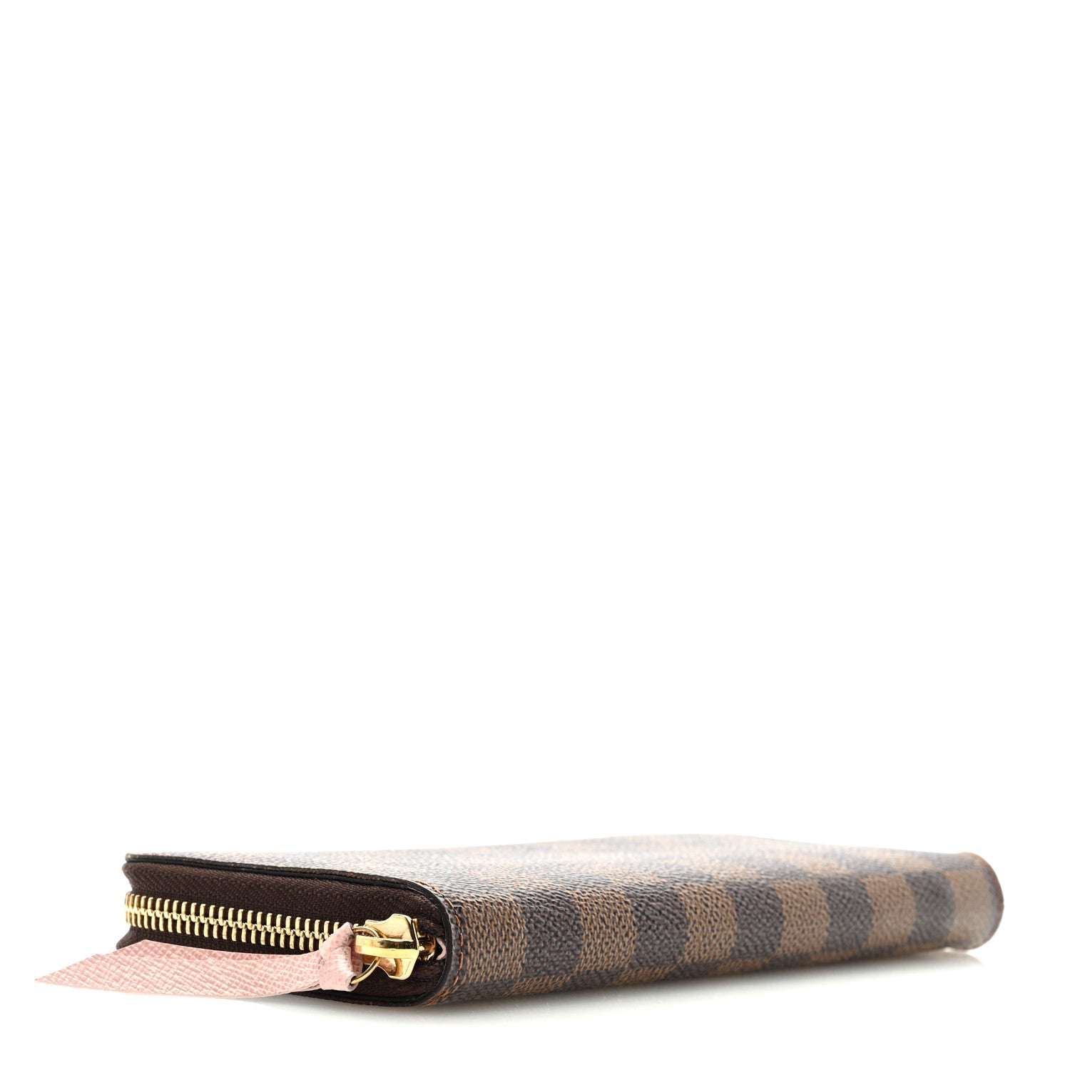 Louis Vuitton Damier Ebene Clemence Wallet Rose Ballerine 4 of 6