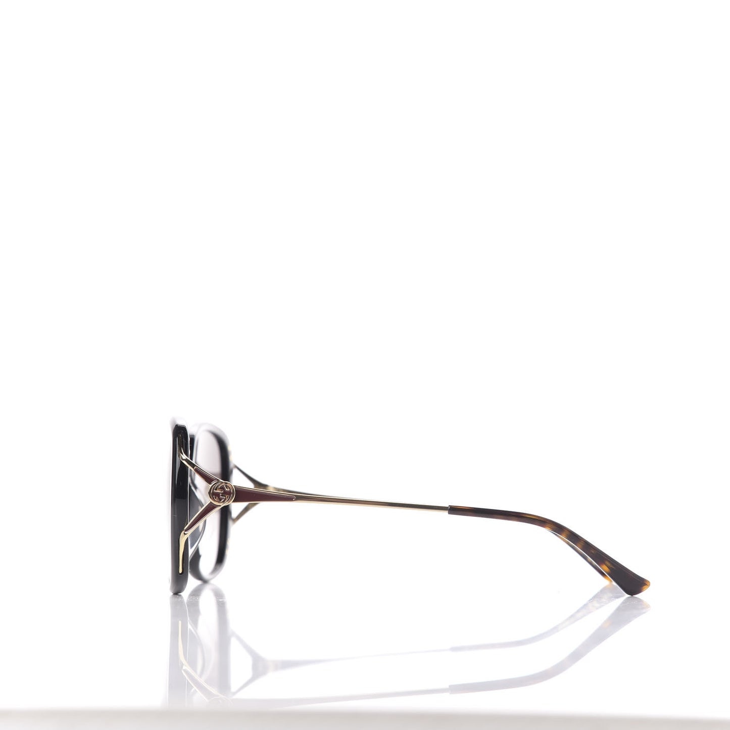 Acetate Metal Oversized Sunglasses GG0649SK Black