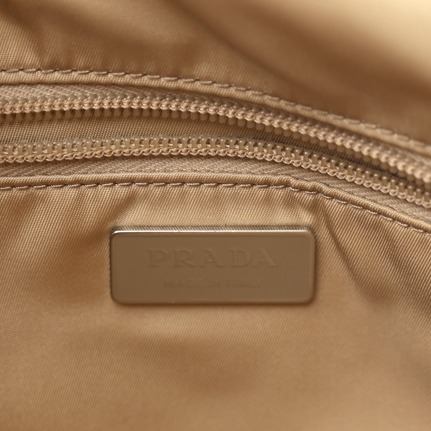 Prada Re-Nylon Vitello Padded Large Flap Shoulder Bag Deserto 8 of 13