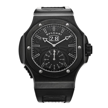 Bulgari PVD Stainless Steel 47mm Endurer Chronosprint Daniel Roth Automatic Watch Black 1 of 4
