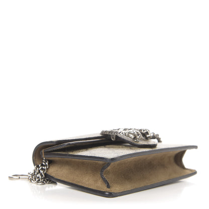 Gucci GG Supreme Monogram Super Mini Dionysus Shoulder Bag Taupe 4 of 10
