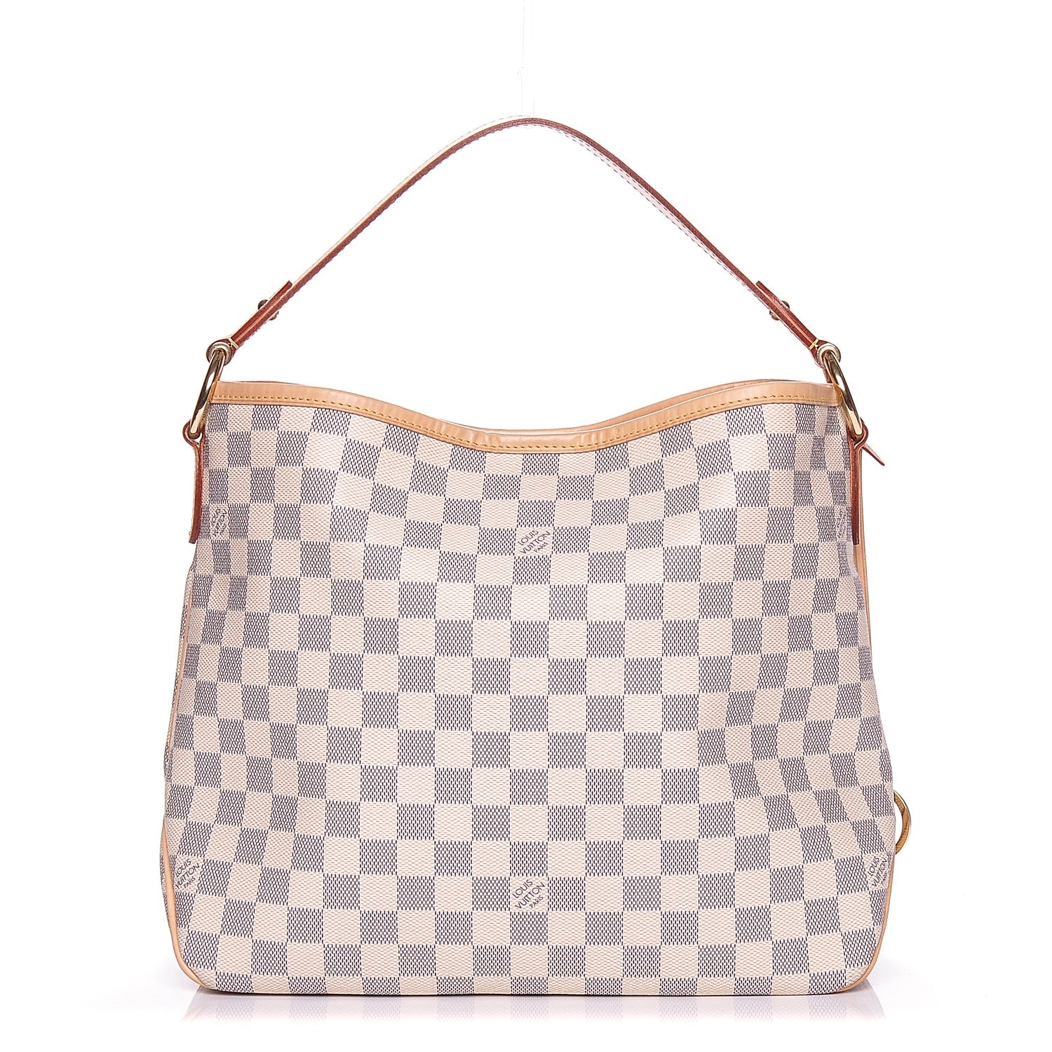 Louis Vuitton Damier Azur Delightful PM Rose Ballerine 1 of 8