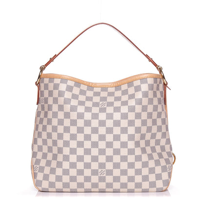 Louis Vuitton Damier Azur Delightful PM Rose Ballerine 1 of 8