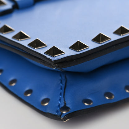 Valentino Garavani Nappa Small Rockstud Wristlet Clutch Light Sapphire 8 of 9