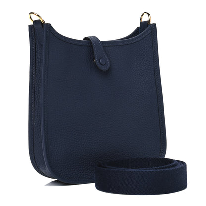 Hermes Taurillon Clemence Amazone Evelyne TPM Bleu Nuit 2 of 4