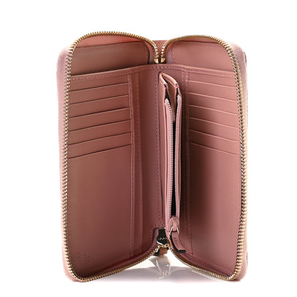 Gucci Soft Microguccissima Zip Around Organizer Wallet Soft Pink 9 of 9