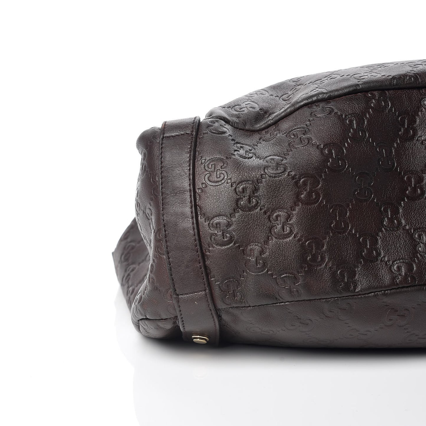 Guccissima Medium Abbey Shoulder Bag Chocolate