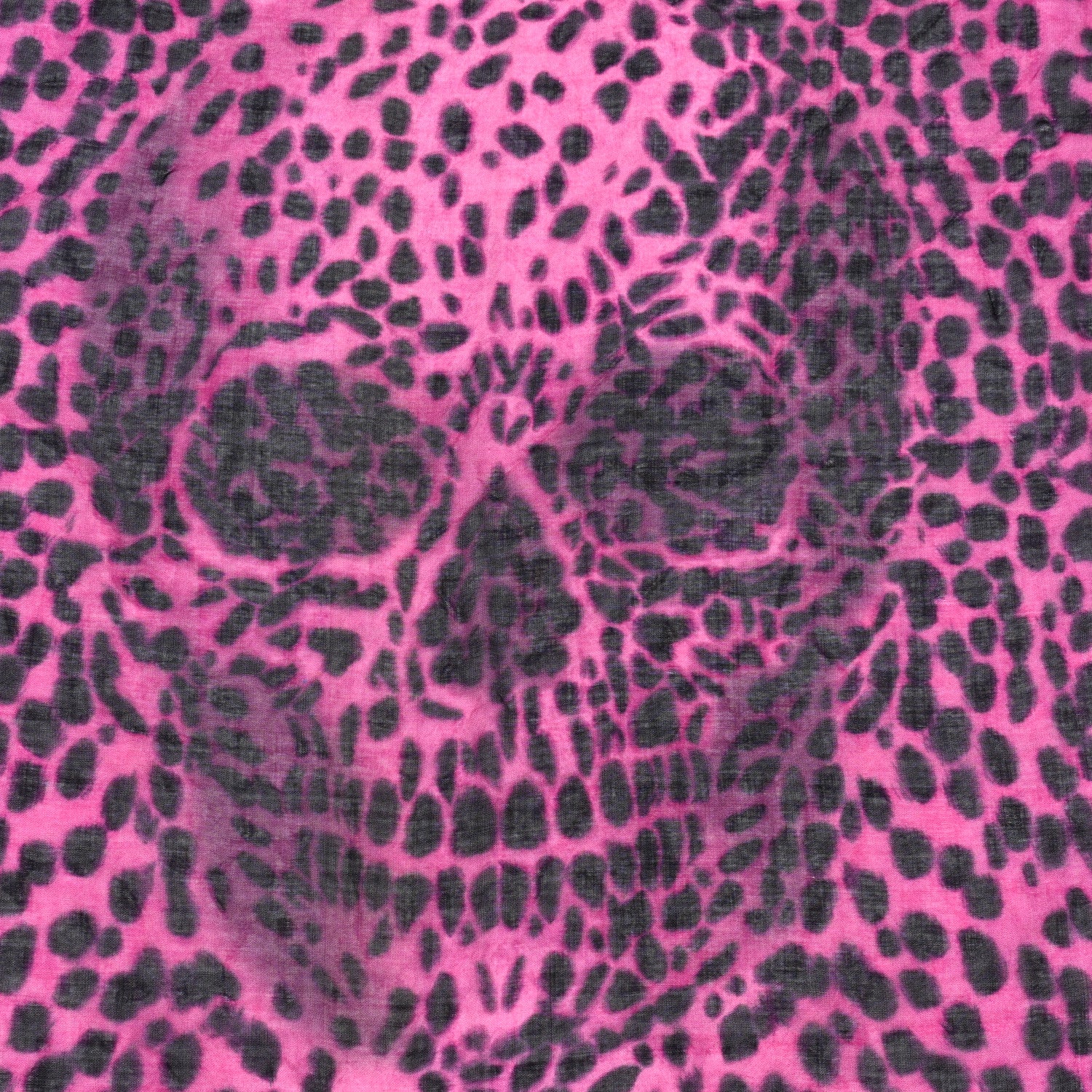 Alexander McQueen Cashmere Silk Skull Scarf Pink Black 2 of 7