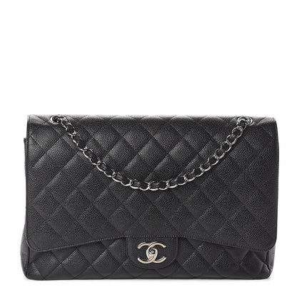 Chanel Caviar Quilted Maxi Double Flap Black 1 of 10