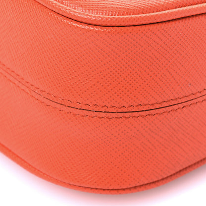 Prada Saffiano Lux Mini Re-Edition Shoulder Bag Arancio 10 of 11