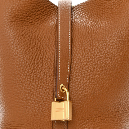 Hermes Taurillon Clemence Picotin Lock 18 PM Gold 8 of 10