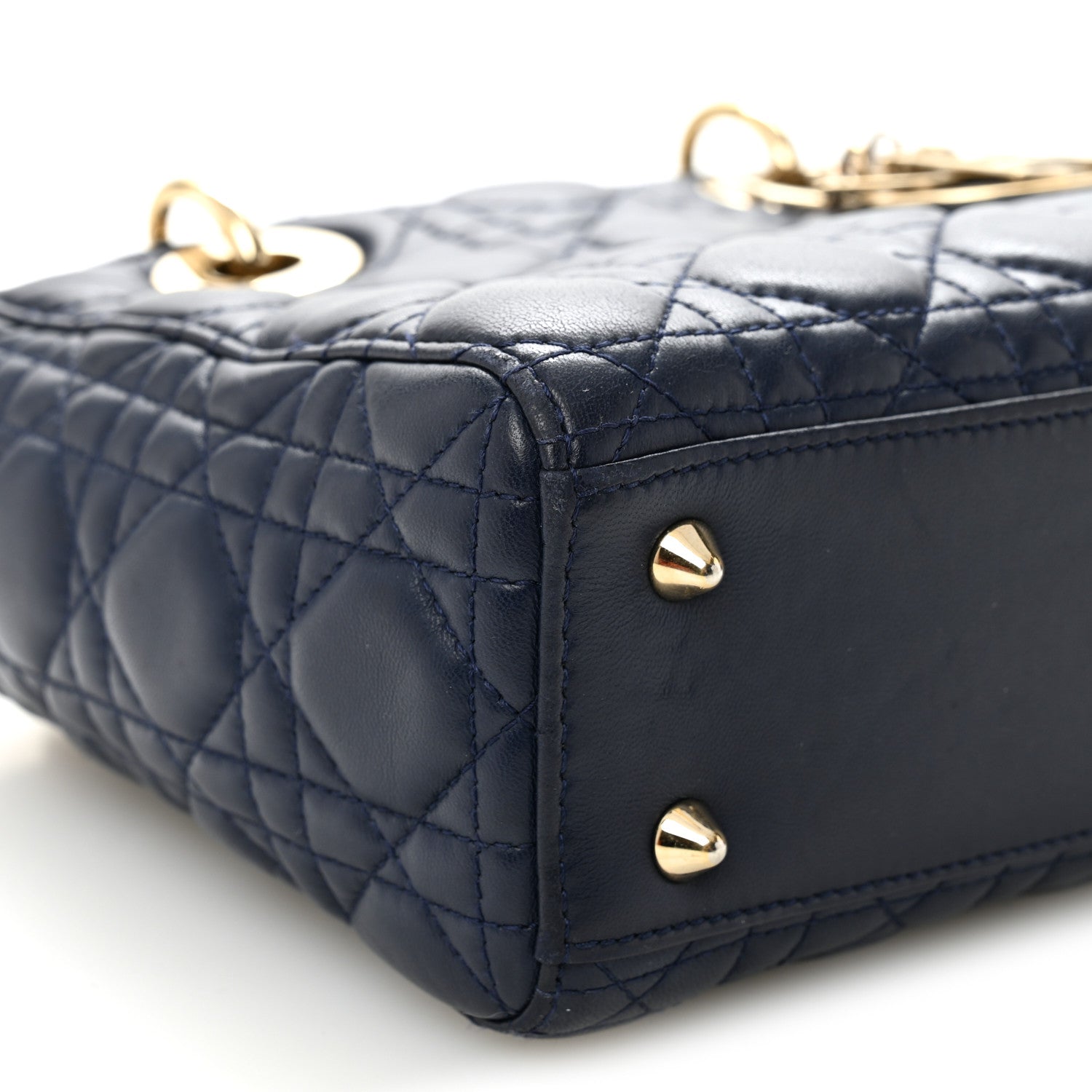 Christian Dior Lambskin Cannage Small Lucky Badges My Lady Dior