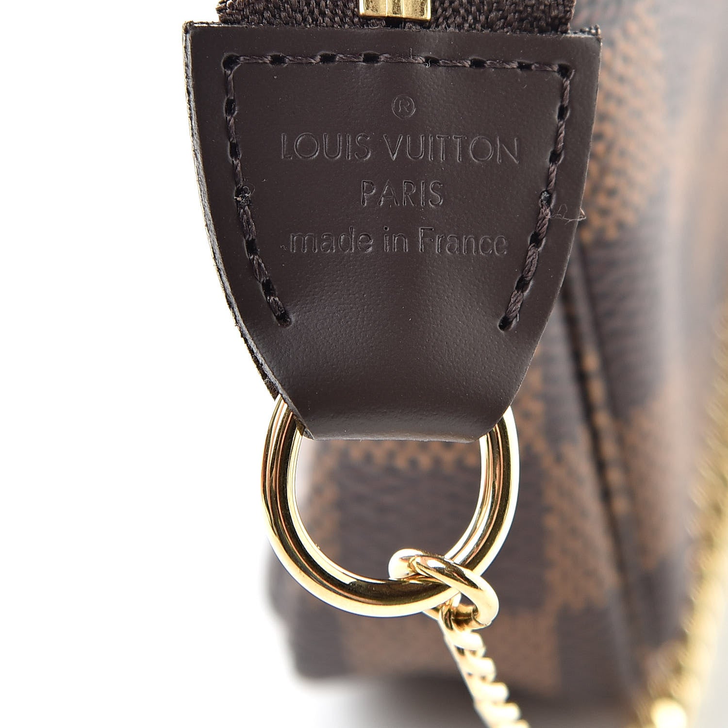 Louis Vuitton Damier Ebene Mini Pochette Accessories 6 of 8