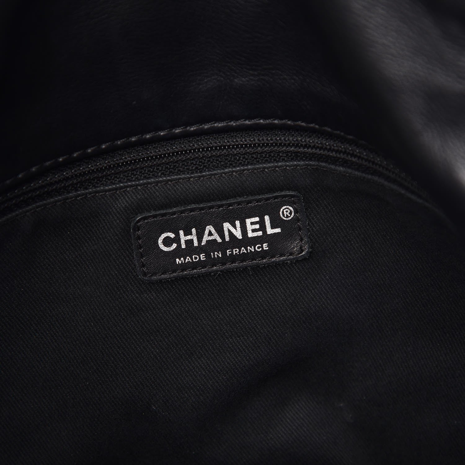 Chanel Calfskin Stitched Large Expandable Flap Bag Black 6 of 10