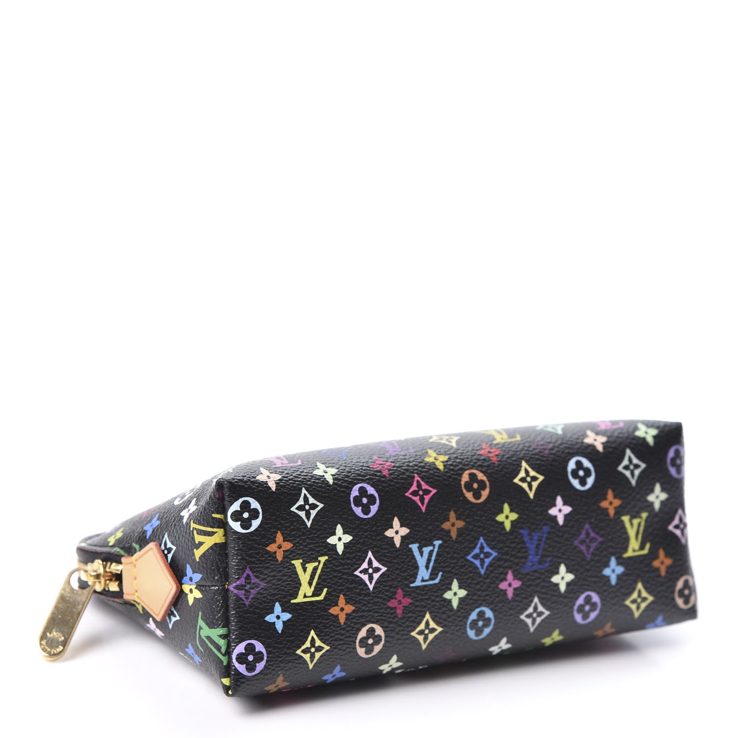 Louis Vuitton Monogram Multicolor Cosmetic Pouch Black Grenade 3 of 7