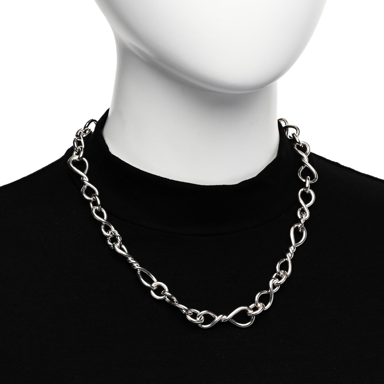 David Yurman DAVID YURMAN Sterling Silver Continuance Chain Necklace 2 of 5
