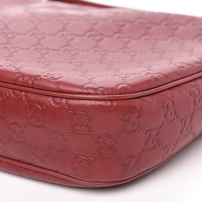 Gucci Guccissima Small Charmy Hobo Red 9 of 10
