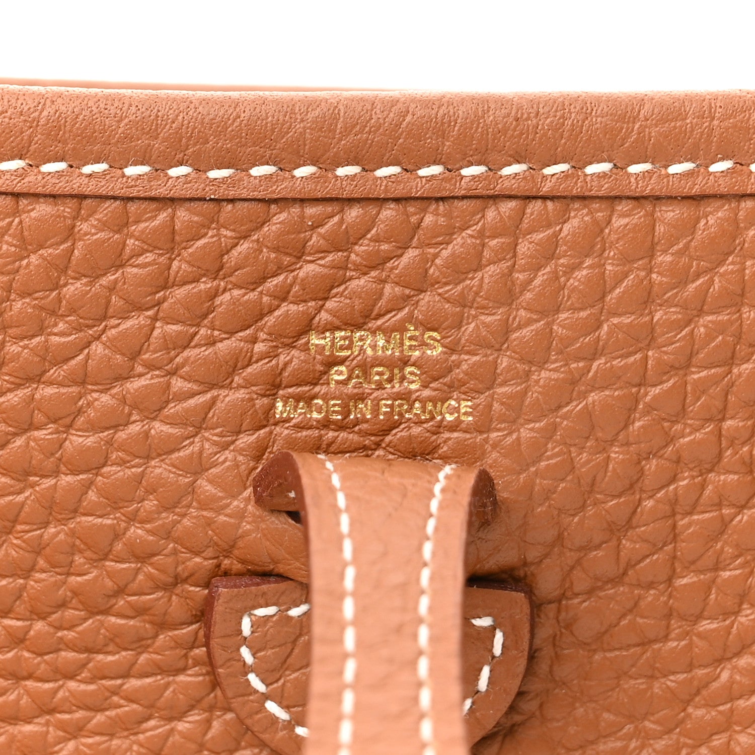Hermes Taurillon Clemence Evelyne TPM Gold 6 of 11