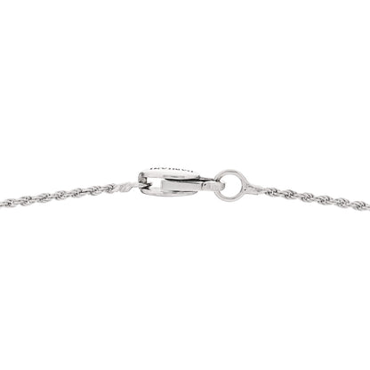 Damiani 18K White Gold Diamond Small Belle Epoque Cross Pendant Necklace 5 of 5