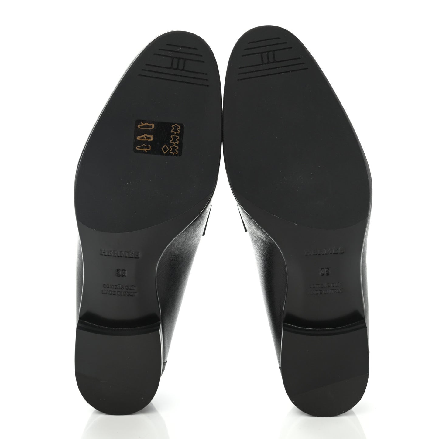 Calfskin Womens Paris Loafers 38 Black Rose Aube