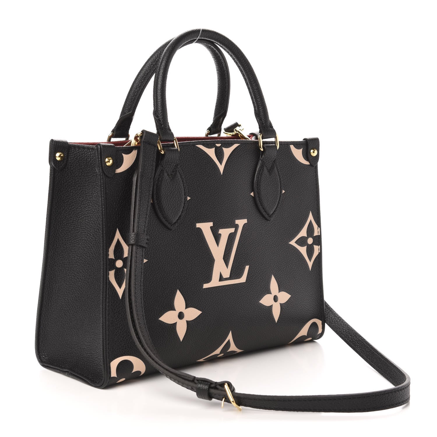 Louis Vuitton Empreinte Monogram Giant Onthego PM Black Beige 4 of 11