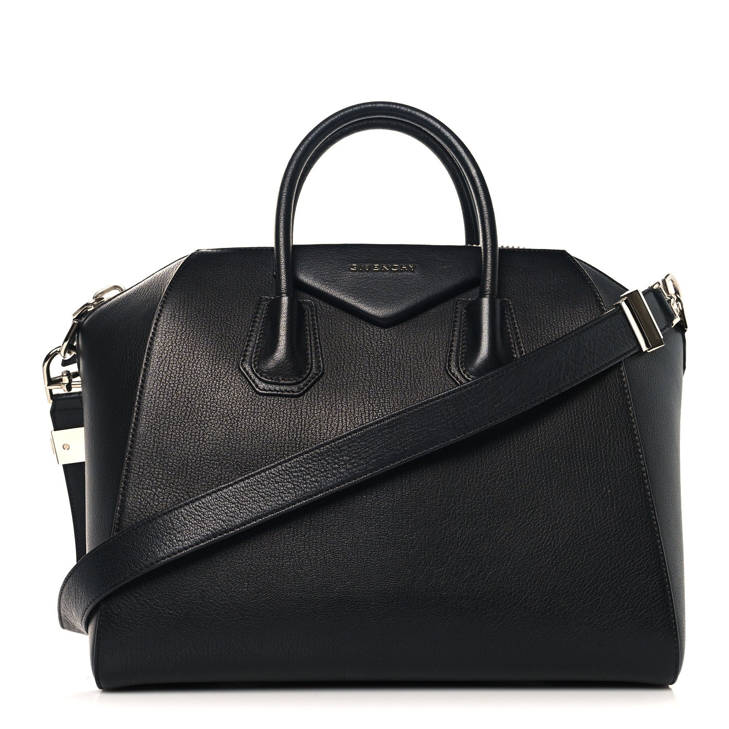 Givenchy Sugar Goatskin Medium Antigona Black 1 of 10