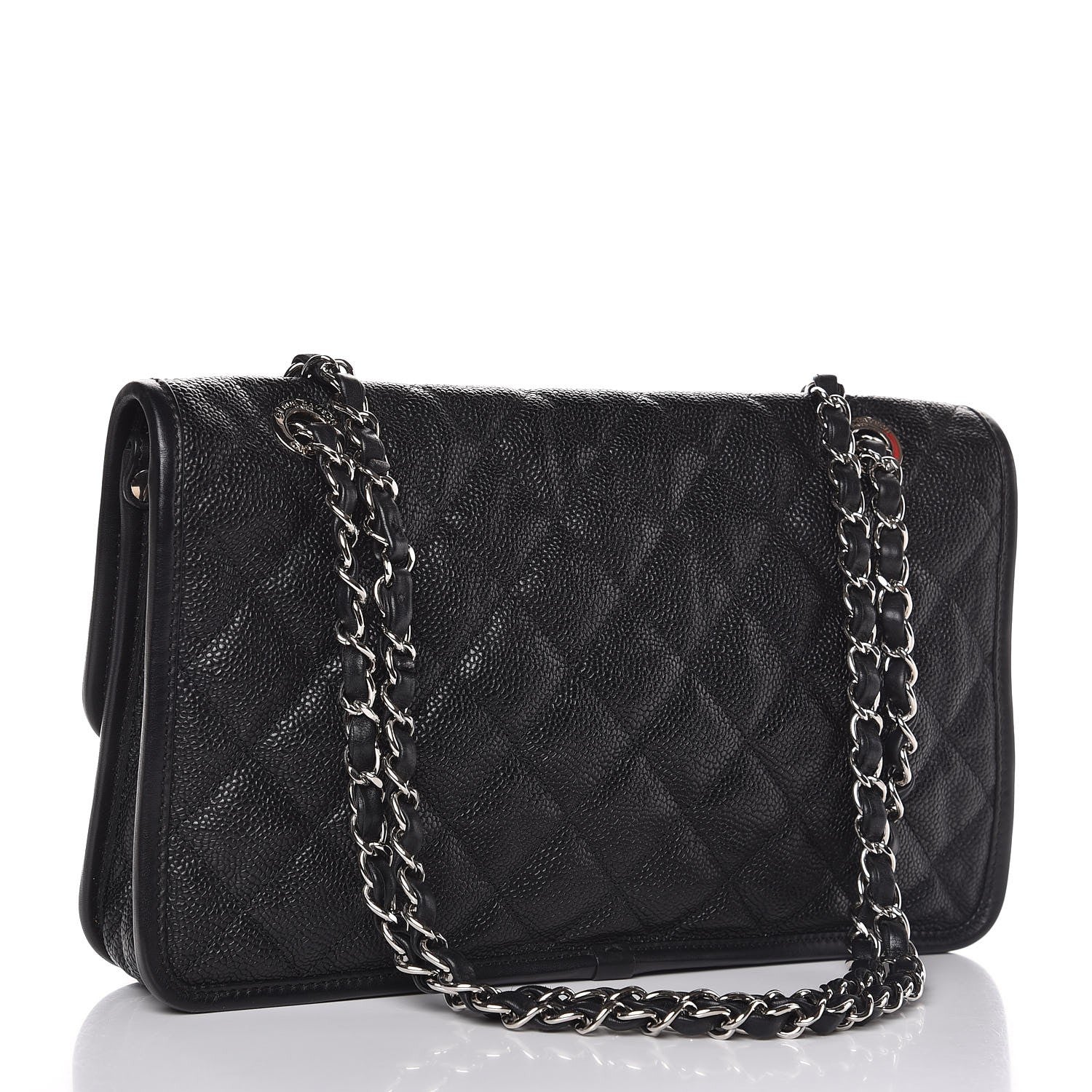 Chanel Caviar Quilted Medium French Riviera Flap Black 4 of 8