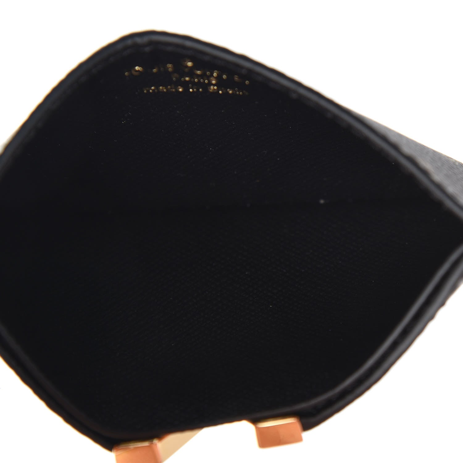 Louis Vuitton Monogram Calfskin Kimono Card Holder Black 5 of 7