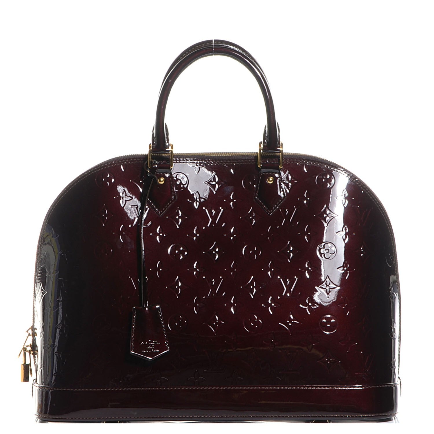 Louis Vuitton Vernis Alma GM Amarante 1 of 8