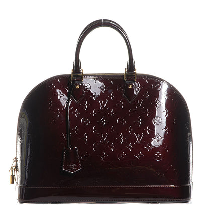 Louis Vuitton Vernis Alma GM Amarante 1 of 8