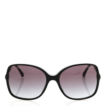 Chanel Lambskin Square Chain Sunglasses 5210-Q Black 2 of 8